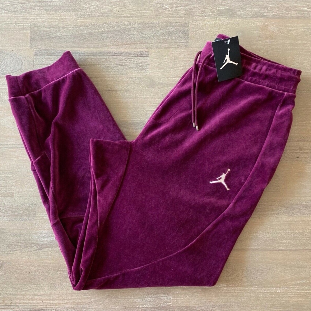 NIKE AIR JORDAN JSW VELOUR PANTS RARE - Picture 1 of 4